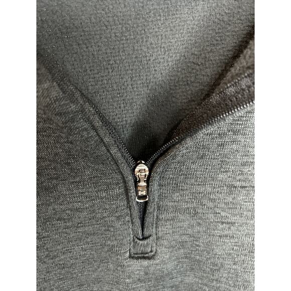 Under Armour Sweater Adult Large Black Sweatshirt Quarter Zip Pullover Men Golf - Picture 5 of 8